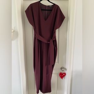 Burgundy Express Jumpsuit!